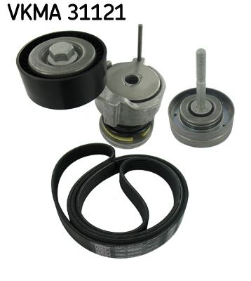 V formos rumbuotas diržas, komplektas - VKMA 31121 SKF